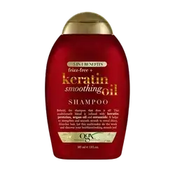 Frizz Free + Keratin Smoothing Oil Shampoo 385ml _ ogx