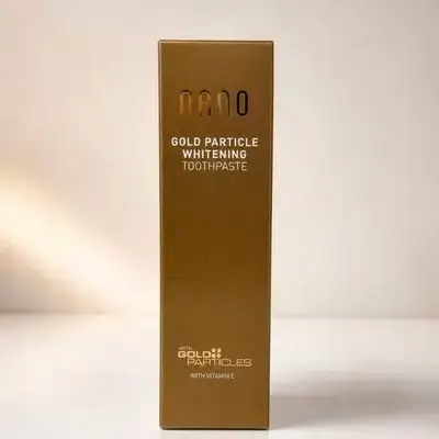 NANO GOLD PARTICLE WHITENING TOOTHPASTE WITH GOLD PAPTICLES WITH VITAMIN E 75ML
