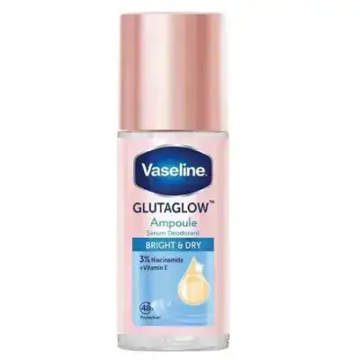 Vaseline Glutaglow Bright & Dry Ampoule Serum Deodorant - 45ml//فازلين سيروم مزيل عرق رول اون جلوتا جلو برايت اند دراي - 45 مل