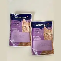 Winston Cat Snack Pouches - Two Packs