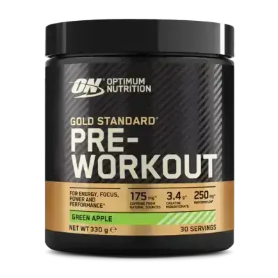 ON Pre-Workout Powder Green Apple flavor - 330g (30 Servings)