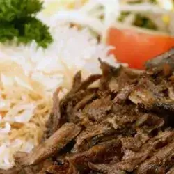 Meat Gass And Rice