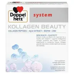 10 deliciously flavored individual bottles of lychee and watermelon. Collagen peptides help reduce the depth of wrinkles and increase skin elasticity. Vitamin A, zinc, and biotin are important for healthy skin.