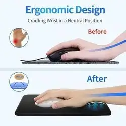 Silica Gel Cuff Mouse Pad H-05 Quality Silica Gel Mouse Pad Wrist Rest