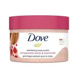dove exfoliating body polish pomegranate seeds&shea butter