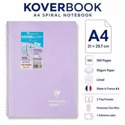 Notebook,french , A4 Size,160 pages.