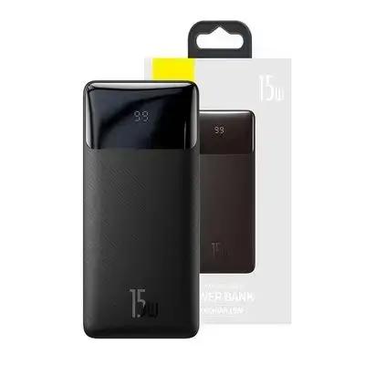 Baseus Bipow 10000mAh Digital Display Power bank 15W - Black