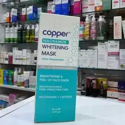 Copper whitening mask