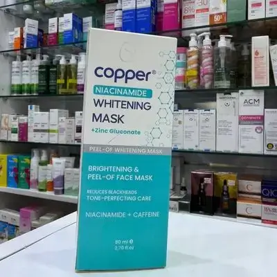 Copper whitening mask