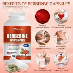 BERBERINE HCL complex 6in1 (60)veggie capsules 