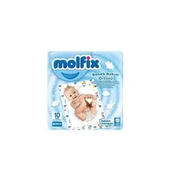 Molfix Baby Diapers Changing Mat 60*60 Cm 10 Pcs
