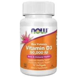 NOW Foods Vitamin D3 50,000 IU - 12 Softgels