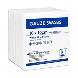 Non-Sterile Gauze Swab 10 × 10 cm