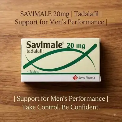 Savimale 20mg (tadalafil) 4 Tablets