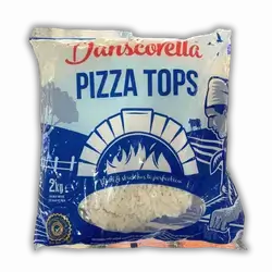 Mozzarella Cheese Danscorella Pizza British 2 Kg