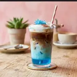 Blue Iced Coffee
