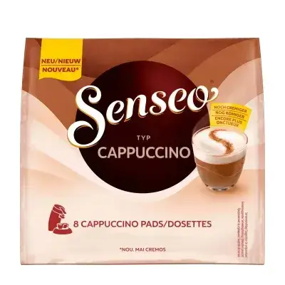 Senseo Cappuccino Coffee Pads – 8 Coffee Pads