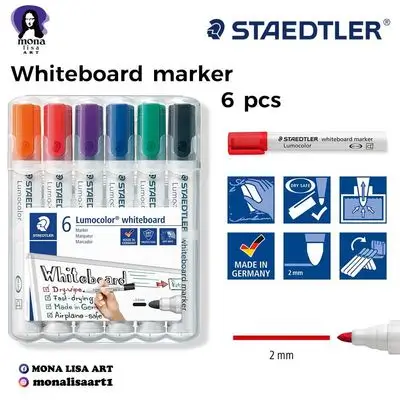 White board Marker 6colours-STAEDSTLER