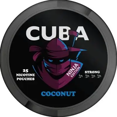 cuba coconut ninja edition 15 mg pouch