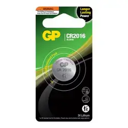 GP17 Lithium Coin Battery CR2016 3V