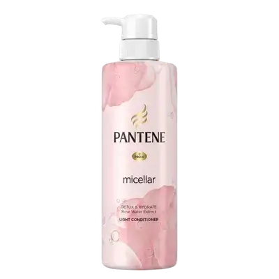 Micellar Detox & Hydrate Rose Water Extract Light Conditioner 530ml _ PANTENE