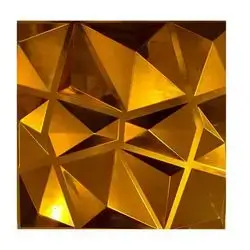 3D Wall Panels Champagne Gold D094