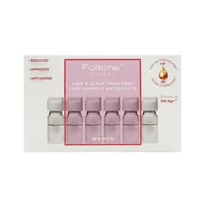 Hair & Scalp Treatment Enriched With DN-Age Women 12 Vials×6ml _ Foltene