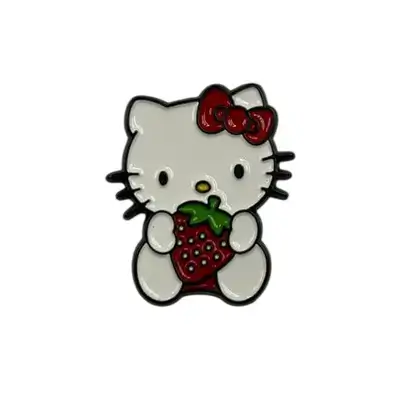 Kitty Strawberry Decorative Sticker