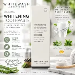 Whitewash Laboratories Whitening Toothpaste – Silver Particle Technology