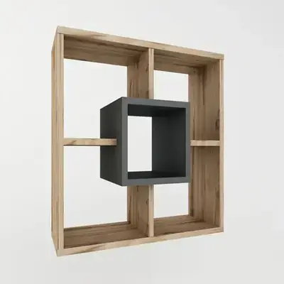 Smile Wall Rack Ciragan/Anthracite 90X60X21