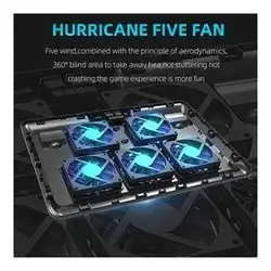 Jertech KL331 5-Fan Laptop Cooling Pad