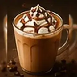 Hazelnut Cup Cake Latte