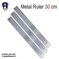 Metal Ruler 30cm