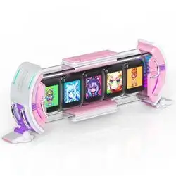 Divoom Times Gate Cyberpunk Digital Clock (Pink)