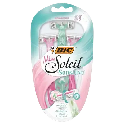 Miss Soleil Sensitive Less Irritation 3 Blades 3 Pcs _ Bic
