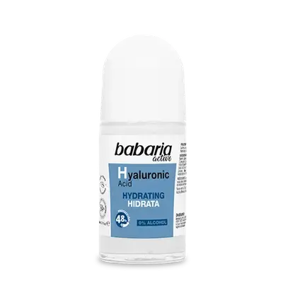 Deodorant Roll-On Hyaluronic Acid Hydrating 48H Active 50ml _ babaria