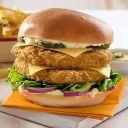 Double Chicken Burger (200g)
