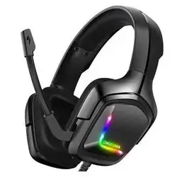 ONIKUMA K20 Wired Gaming Headsets With Microphone RGB Light