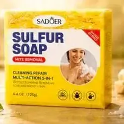 Sulfur Soap Mite Removal Anti-acne 125g