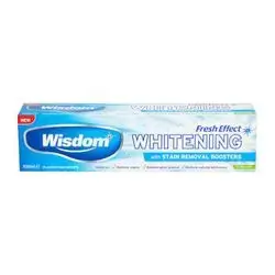 Wisdom whitening toothpaste
