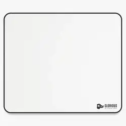 Glorious Large Cloth Gaming Mouse Pad – White (11 x 36)