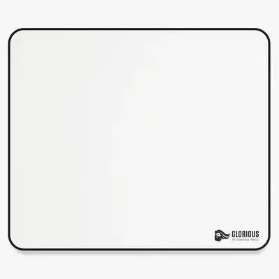 Glorious Large Cloth Gaming Mouse Pad – White (11 x 36)