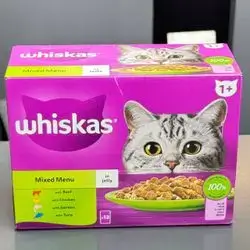 Whiskas Mixed Menu in Jelly 12pcs
