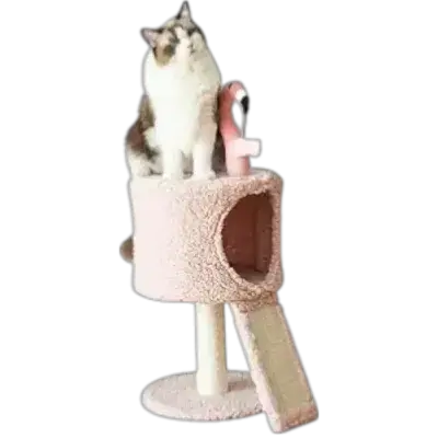Anko Cat Scratching Flamingo