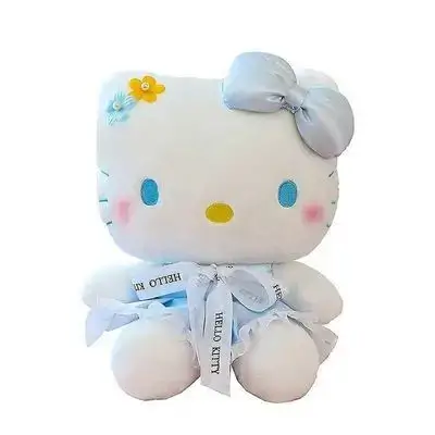 Soft Toy Blue Kitty Plush - 45CM