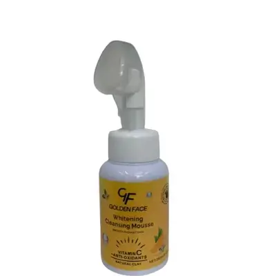 Golden Face Whitening Cleansing Mousse – Vitamin C