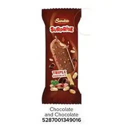 Sandra Surprise Triple Chocola 55g