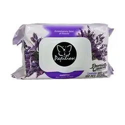 Papilion Wet Wipes Lavender 100's