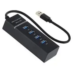 4 Port USB 3.0 Hub with 30cm Cable