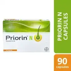 كبسولات برايورين ن Priorin N Bayer عدد 90 كبسولة.